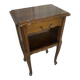 Antique nightstand louis xv style wood drawer + vintage case