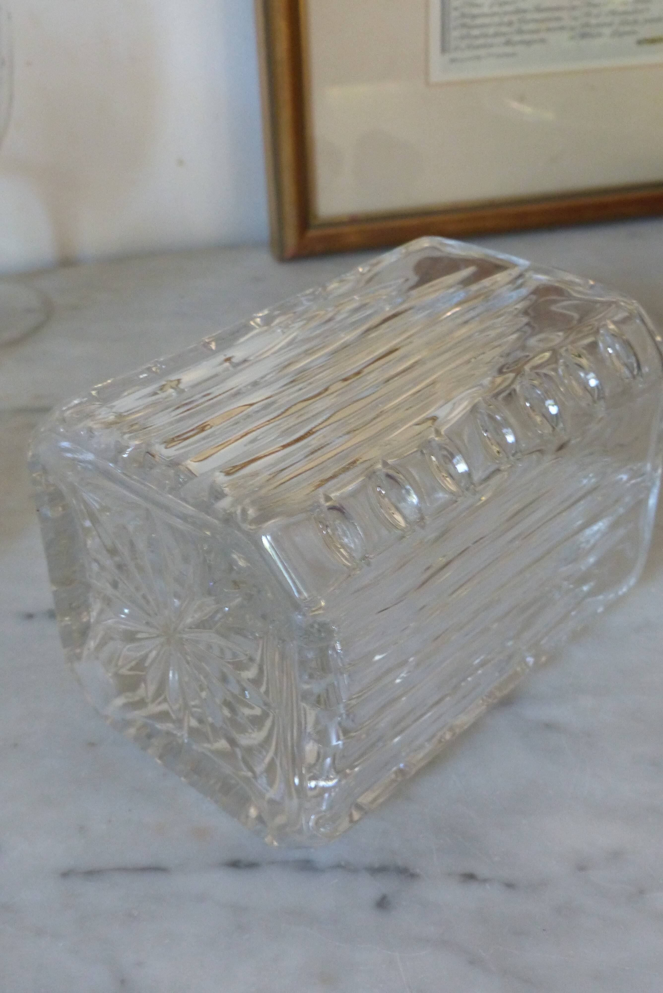 Crystal whisky carafe