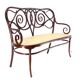 Banc viennois No.4 de Jacob & Josef Kohn 1870s
