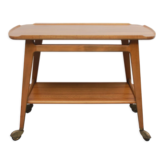1950s bar trolley in walnut