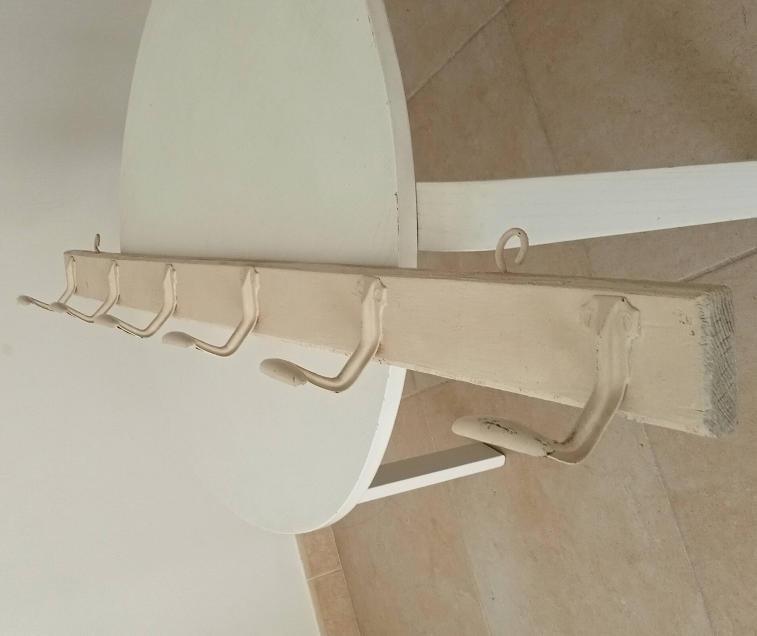 Vintage school coat rack from the 60s/70s