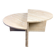 Pair of travertine coffee tables, 1970s