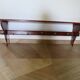 Wall shelf - coat rack - 7 hooks - oak stain - country style - cloakroom