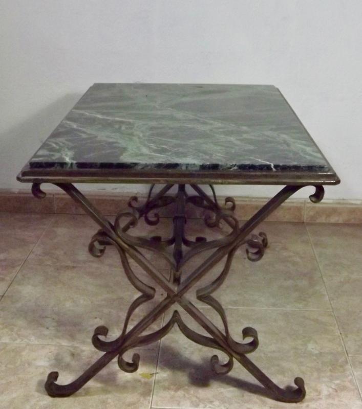 Table basse en fer forgé 1930