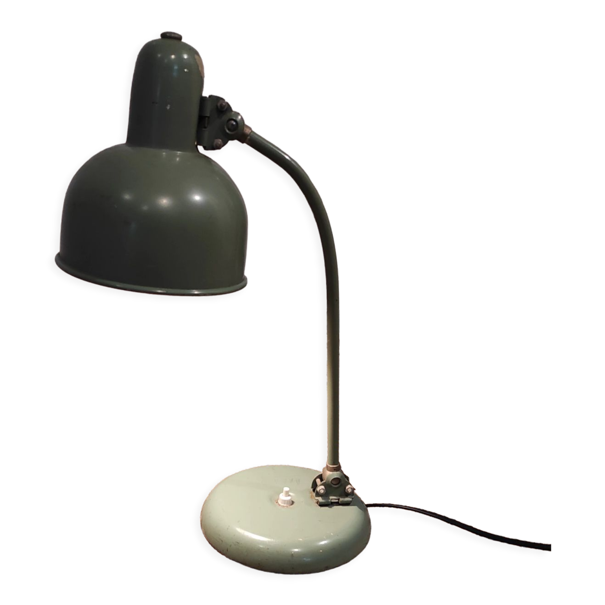 Desk lamp, articulated workshop lamp 1940