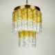 Murano glass chandelier Tronchi by Venini, Italy, 1960s