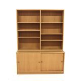 Bibliothèque scandinave en chêne "öresund", Børge Mogensen, Suède, 1960