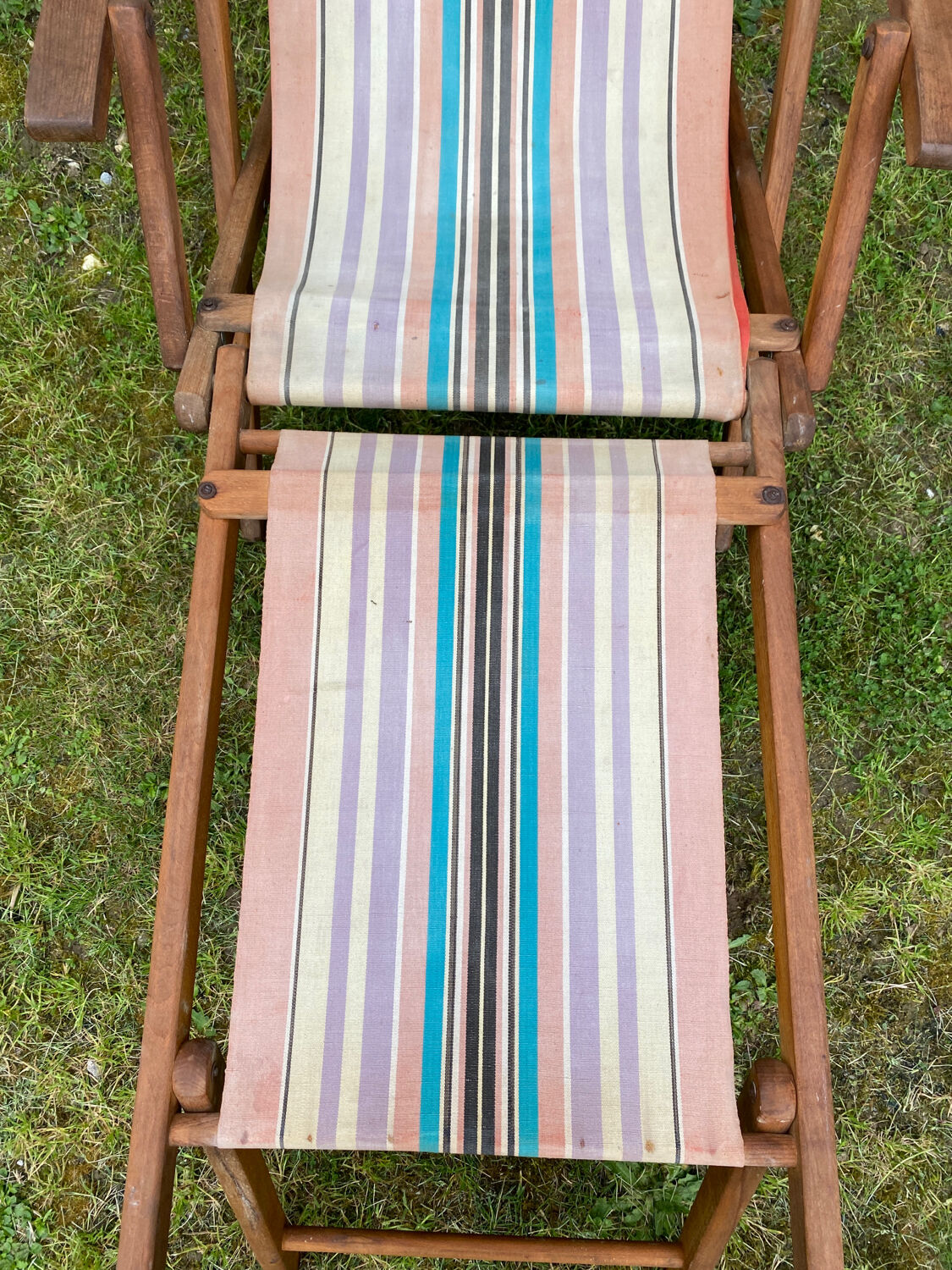 Vintage longue chair