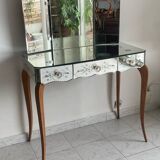 50s Venetian mirrored dressing table