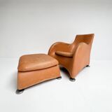 Montis Loge armchair with hocker by Gerard van den Berg, 1980s