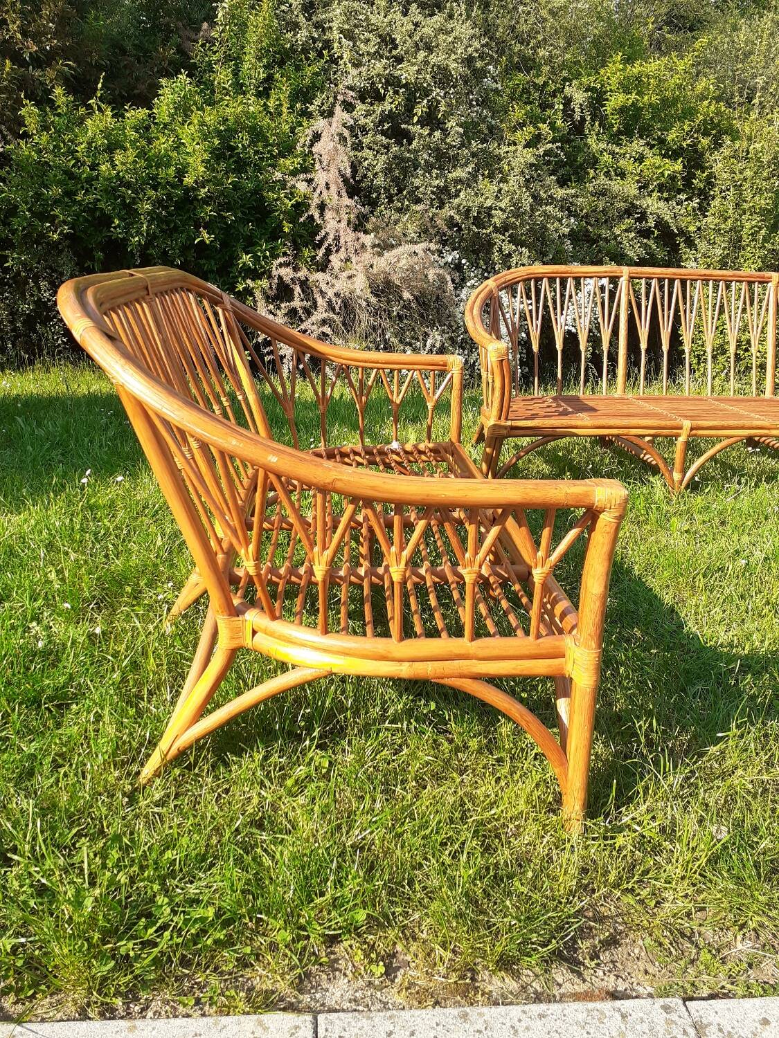 Rattan set
