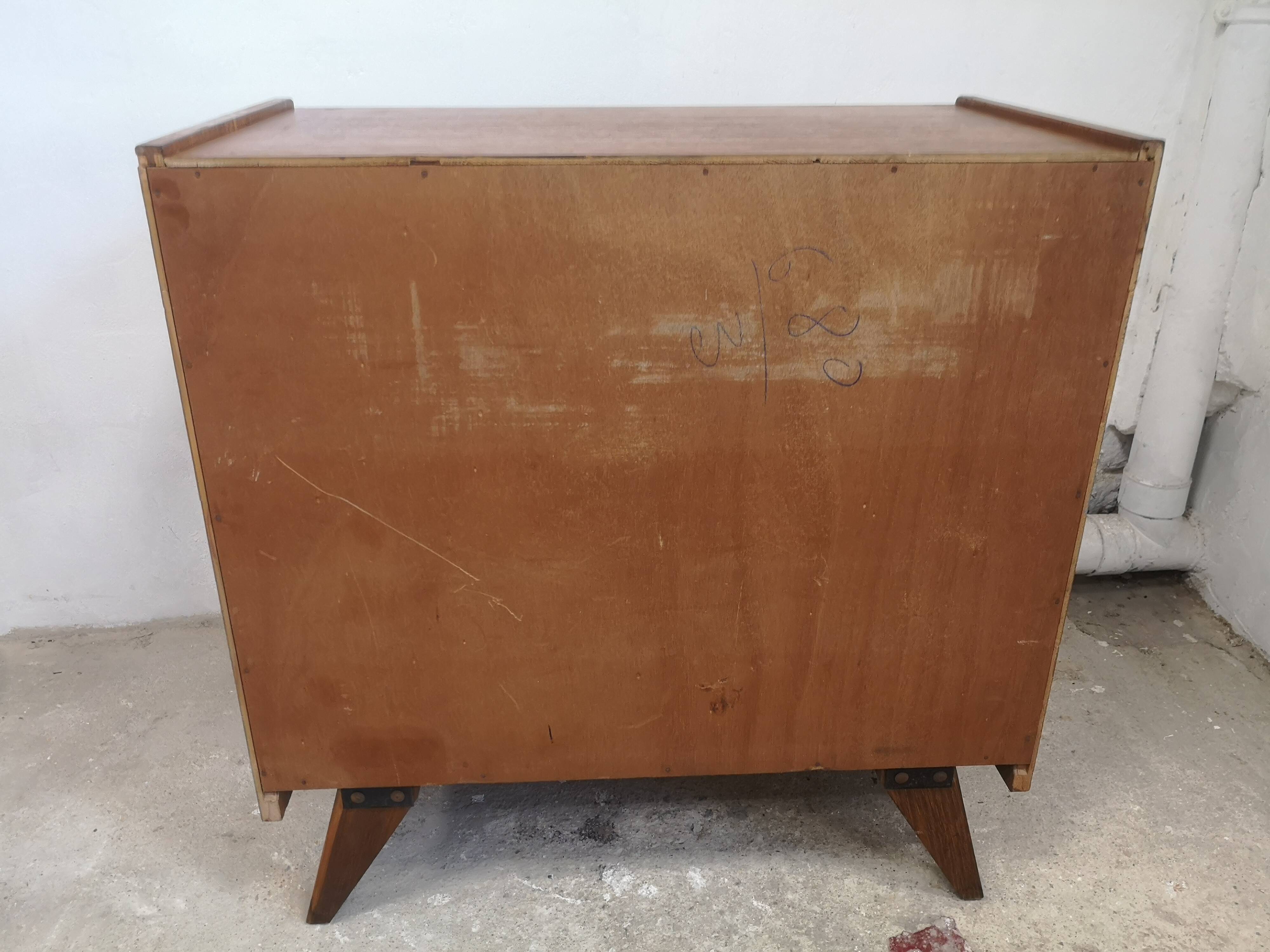 Chest of drawers vintage foot compass 1950