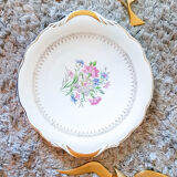 Digoin Sarreguemines "Lilitia" Large flat plate cake dish