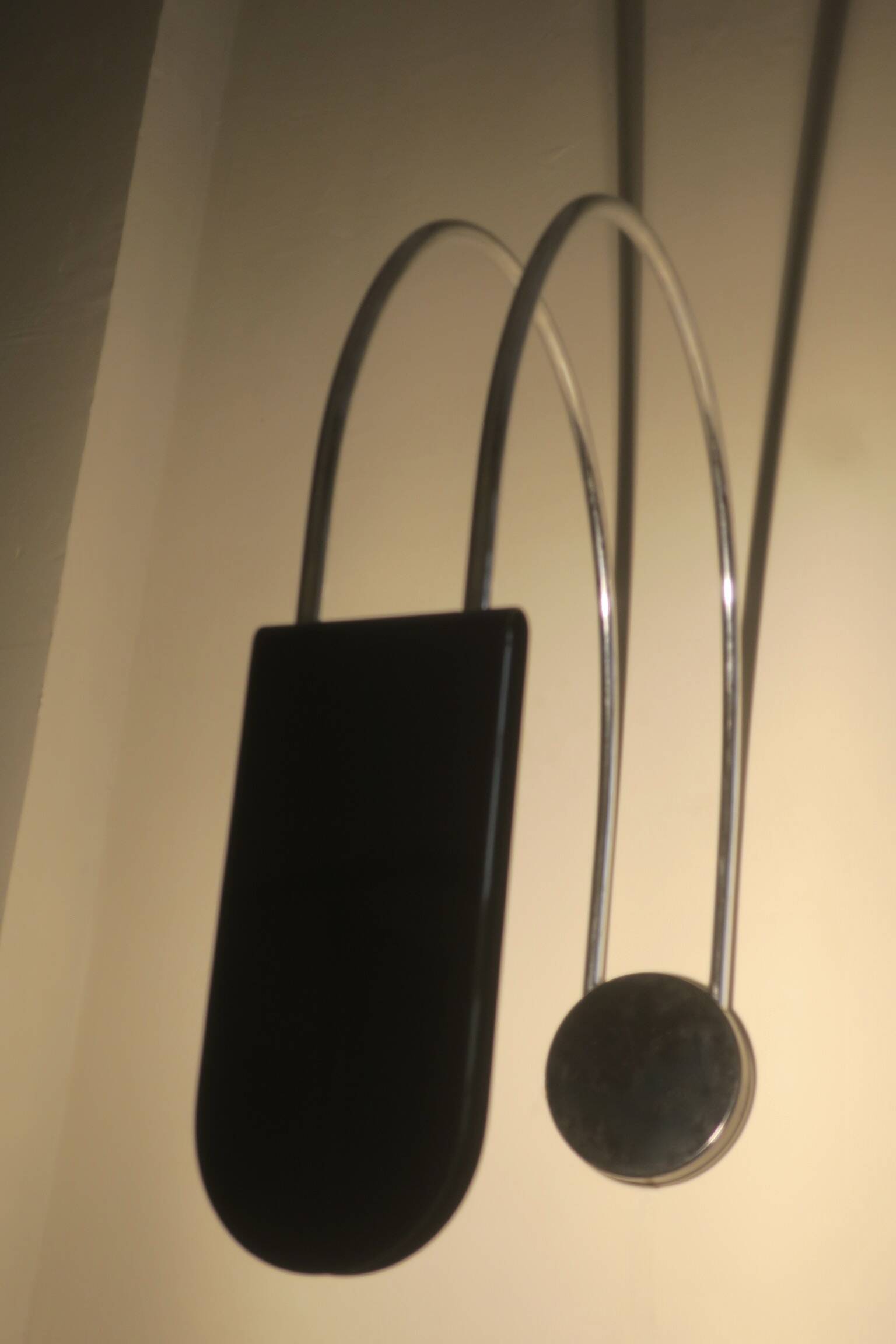 Mid century arc ceiling or wall light by Bruno Gecchelin, Italy 1970s