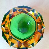 Cendrier en verre de Murano, Flavio Poli années 70