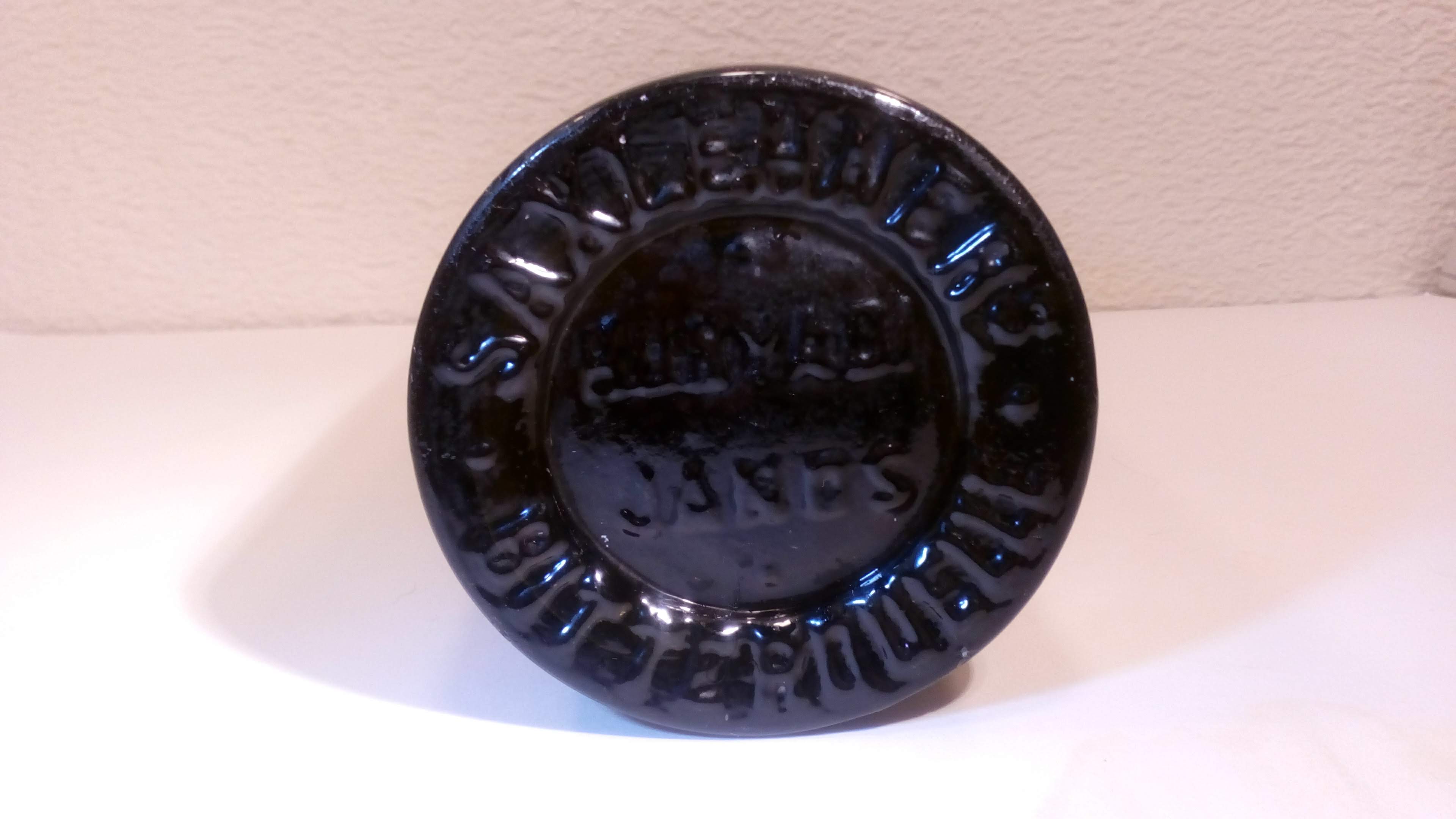 Green bottle Hunyadi Janos