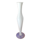 White opaline vase with opalescent legs, 50s and 60s