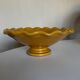 XXXL wavy bowl in glazed terracotta 1950 Provence