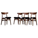 Dining Chairs CH30 by Hans J. Wegner for Carl Hansen & Son, 1952, Set of 4