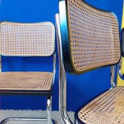 Series of 4 chairs B32, Marcel Breuer design