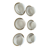 6 tea cups and saucers Haviland