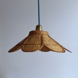 Rattan flower suspension