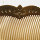 Bronze spark screen has three panels XX century