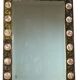 Bronze and Porcelain Mirror from Paris, 1950s