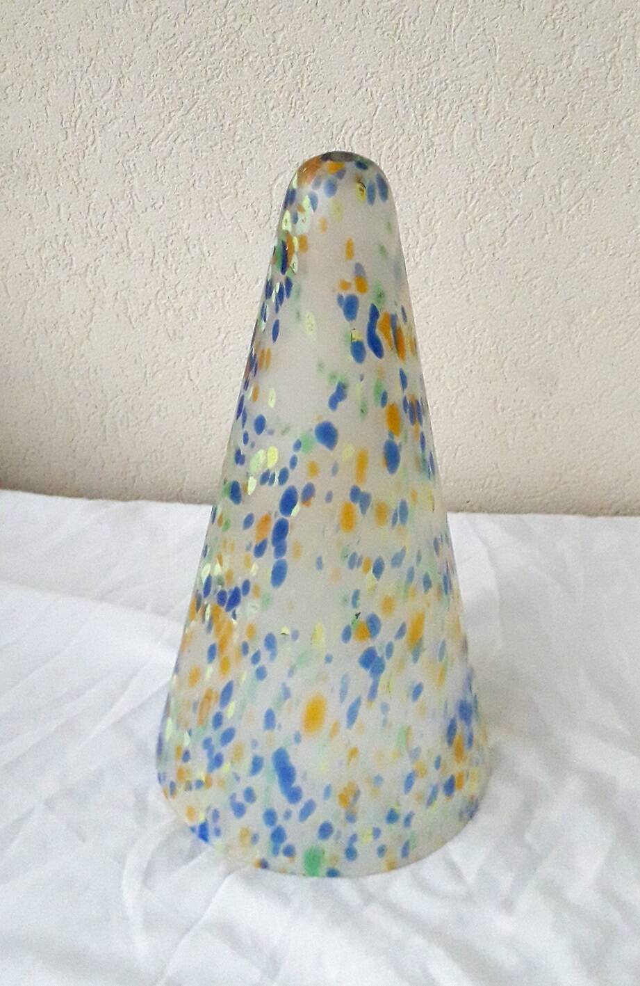 Teepee glass lampshade