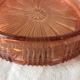 Pink glass trinket bowl