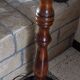 Lampadaire halogène Pied en bois