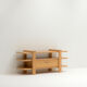 Belgium oak shelving / tv unit