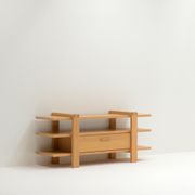 Belgium oak shelving / tv unit