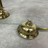 Large Art Deco wall lamp in brass