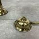 Large Art Deco wall lamp in brass