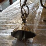 Golden bronze chandelier