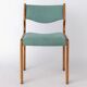Set of 6 Vintage Beech Dining Chairs Germany 1970s Mid Century Modern