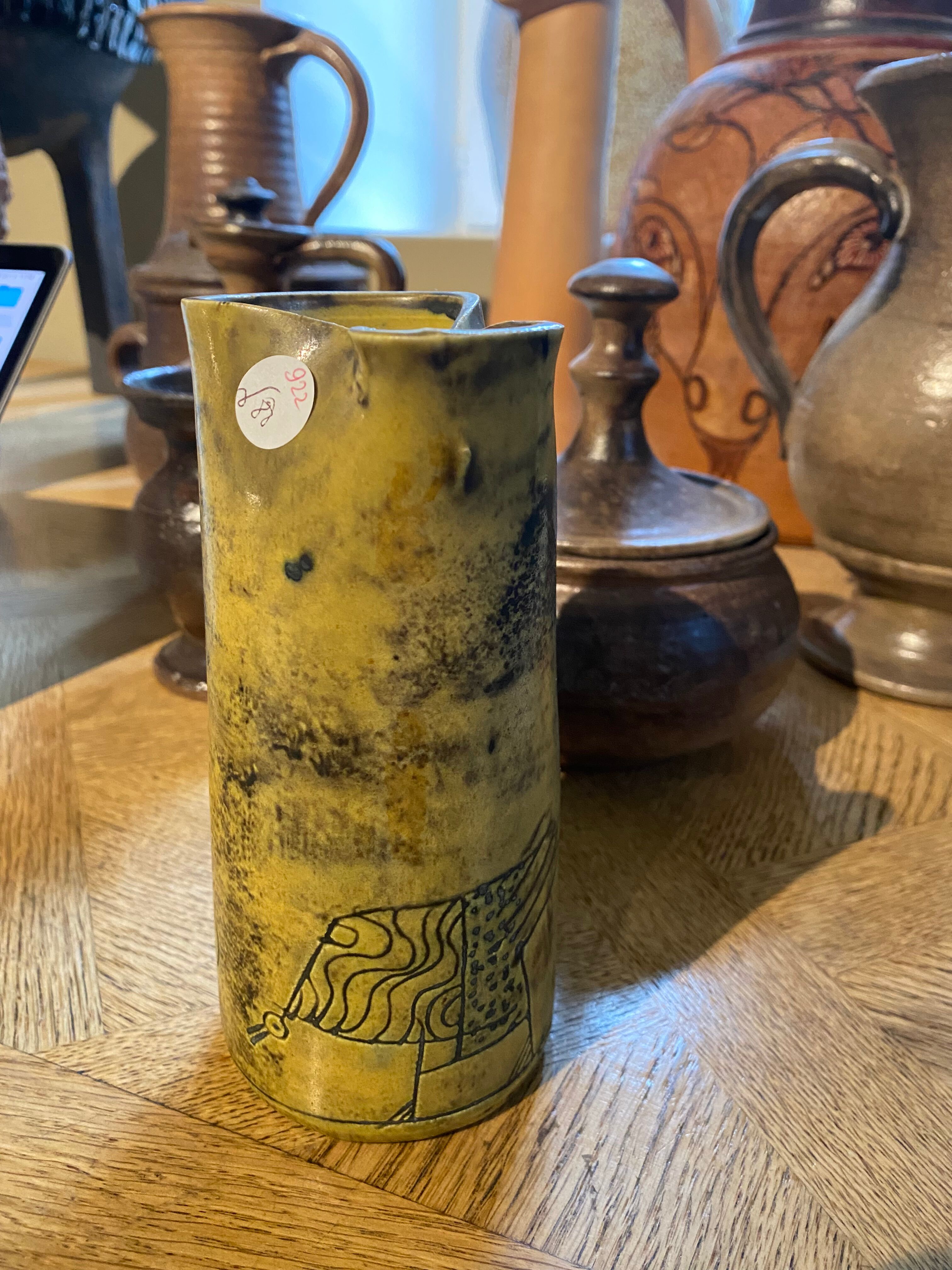 Ceramic pitcher Jacques Blin