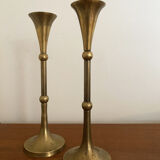 Brass candlesticks