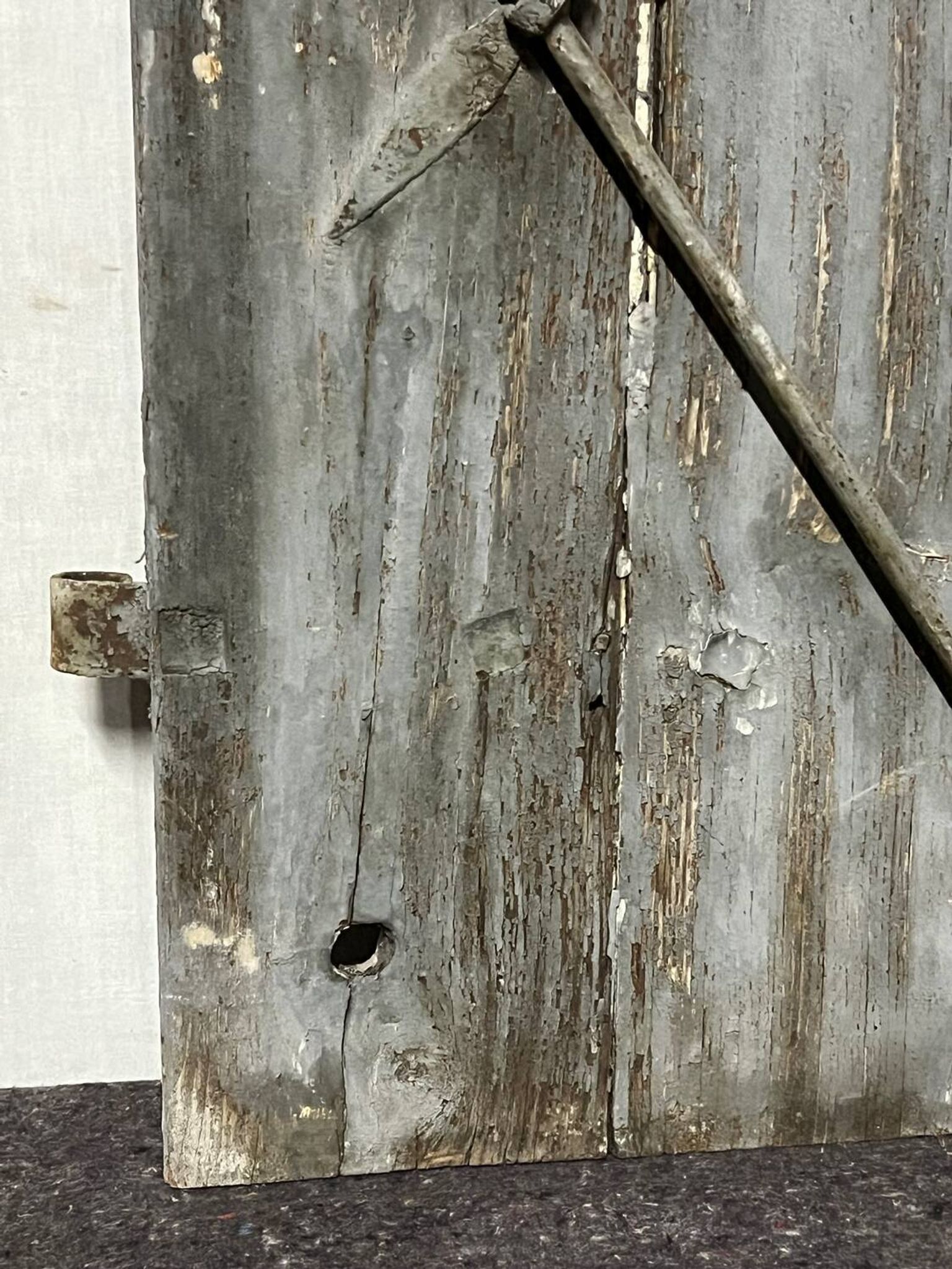 Pair of old shutters