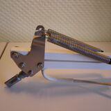 Enamelled tole articulated lamp - 2 arms - 70s