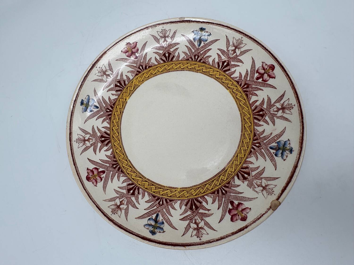 Chocolate cup, Sarreguemines, Derby model, ironstone
