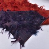 2x6 Red Blue Wool Vintage Runner Rug, 66x190Cm SK 240489