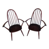 2 Fauteuils ercol mode quaker
