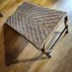 Braided rattan chaise longue 1920-30