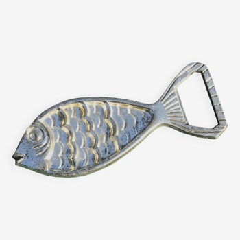 Fish bottle opener