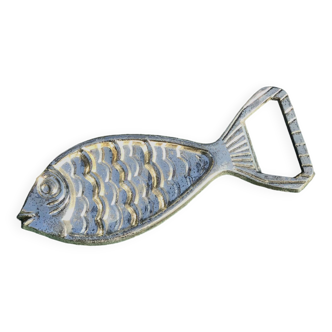 Fish bottle opener