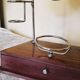 Table barber with mahogany mirror and chrome 1940