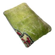 Vintage turkish rug cushion cover, 30 x 50 cm