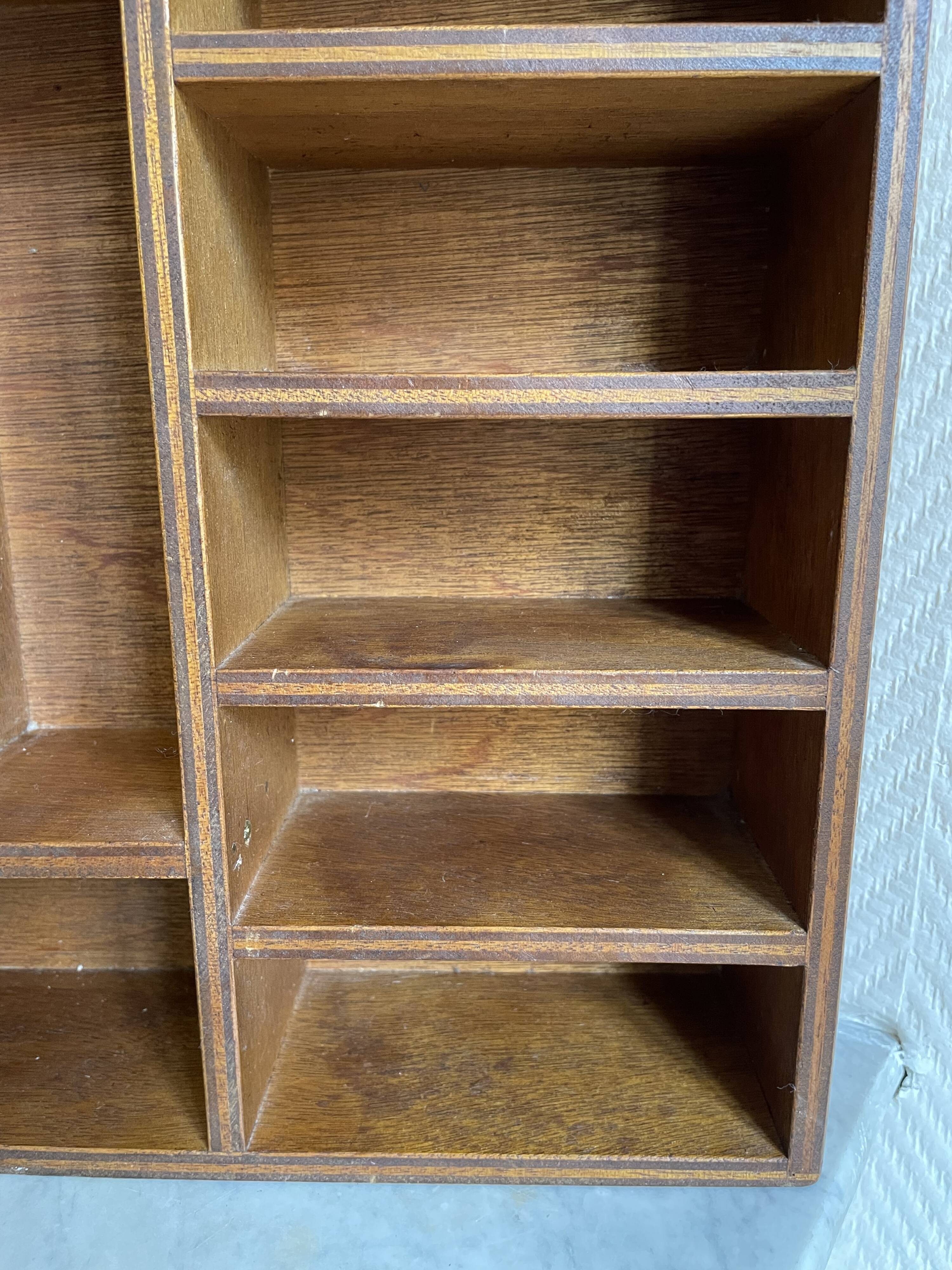 Mid-century wooden wall shelf